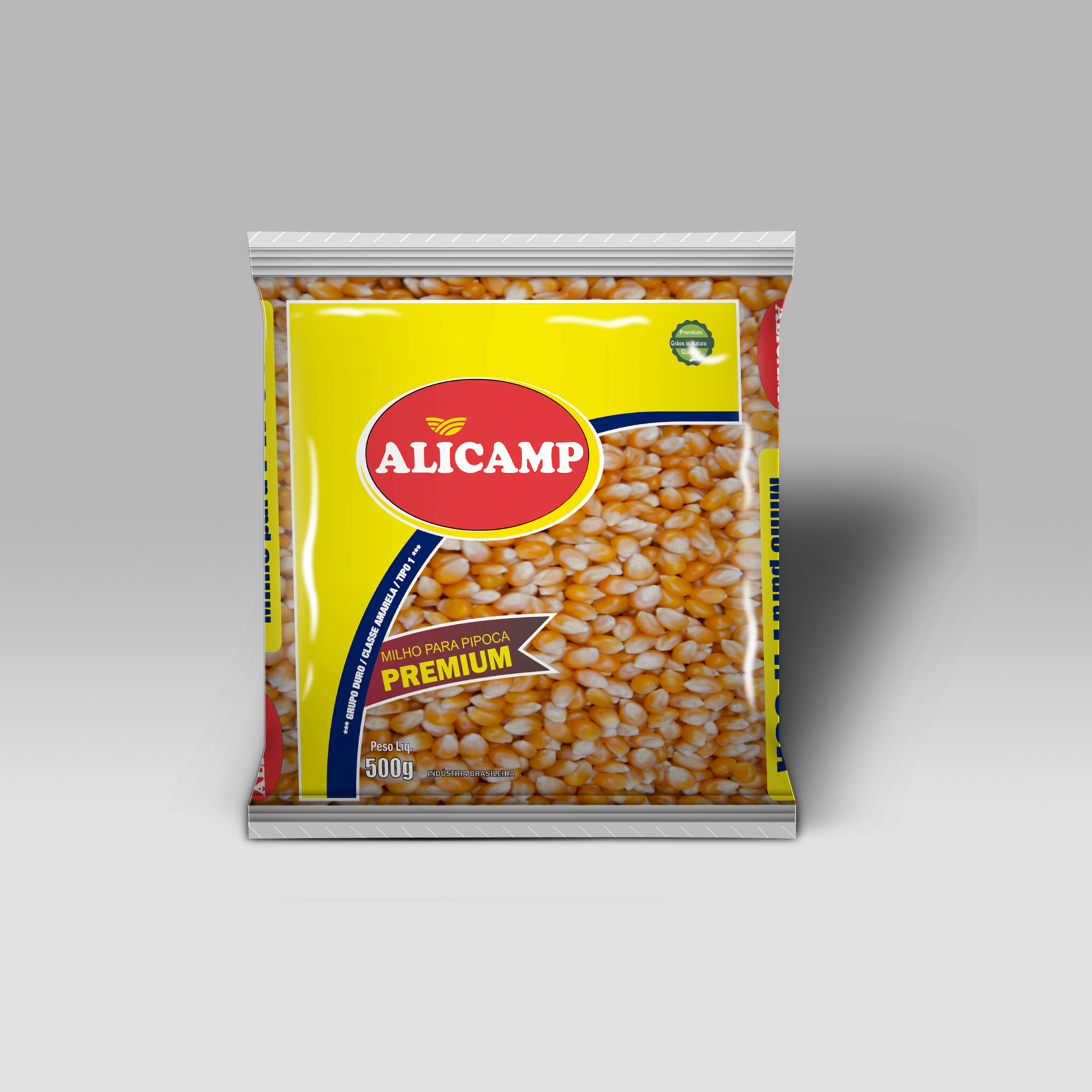 embalagem de pipoca alicamp